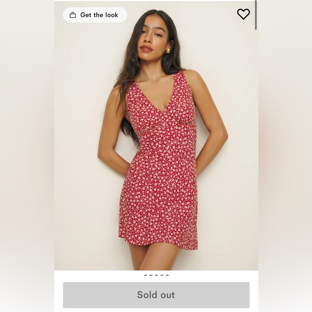 Reformation petites calix dress last tango SP
